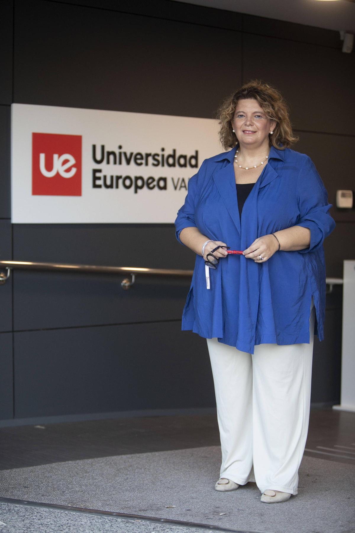 Rosa Sanchidrián, en el rectorado de la UEV en el paseo de la Alameda.