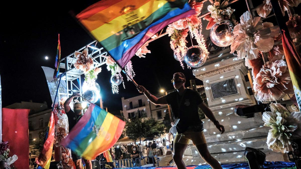 Marcha por los Derechos LGTBI en Ibiza.