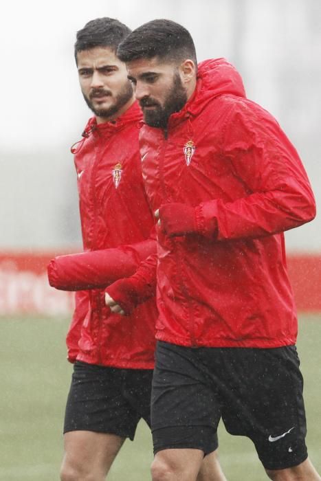 Entrenamiento del Real Sporting