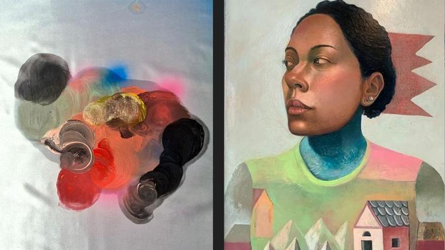 Una exposición nacida de la amistad entre dos artistas alicantinos