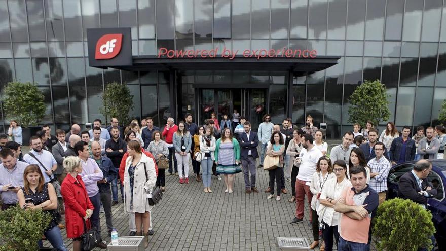 Protesta de trabajadores de Duro Felguera