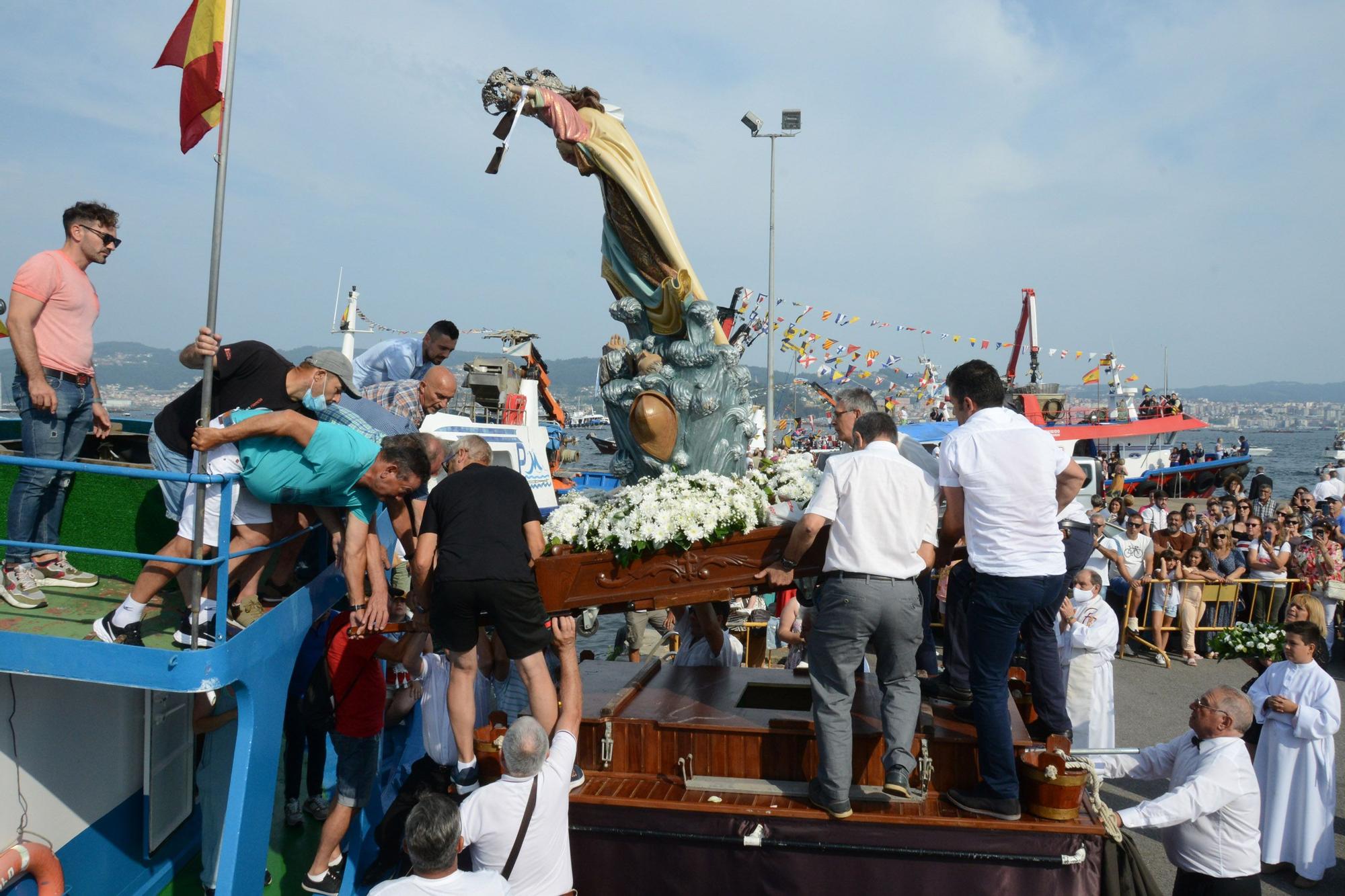 Las celebraciones de la Virgen del Carmen en Moaña