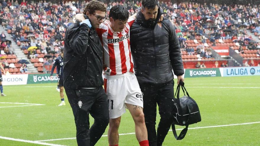 Esos son los resultados de las primeras pruebas tras la lesión del atacante del Sporting Dani Queipo ante el Ceuta