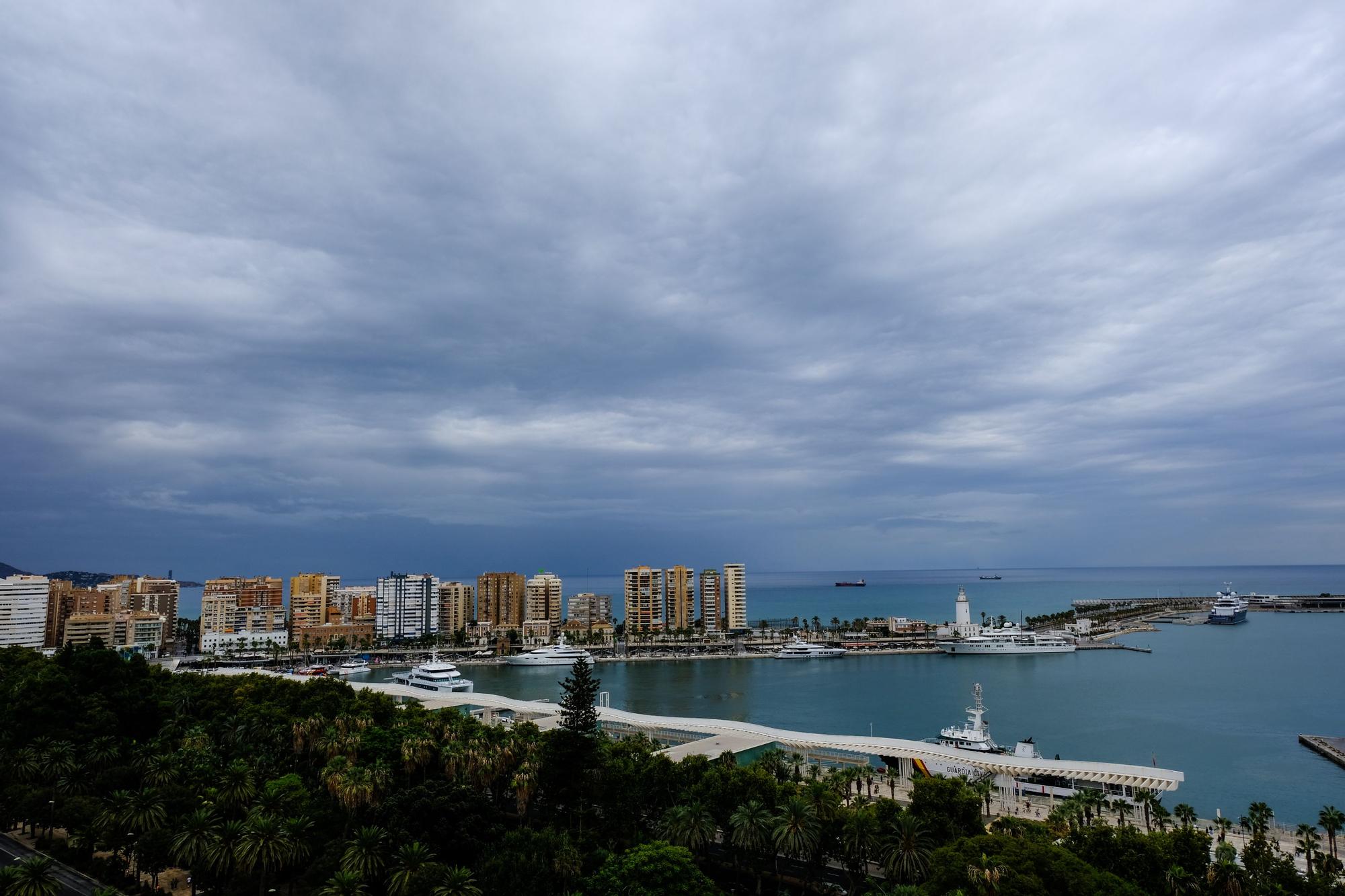 Lluvia en Málaga