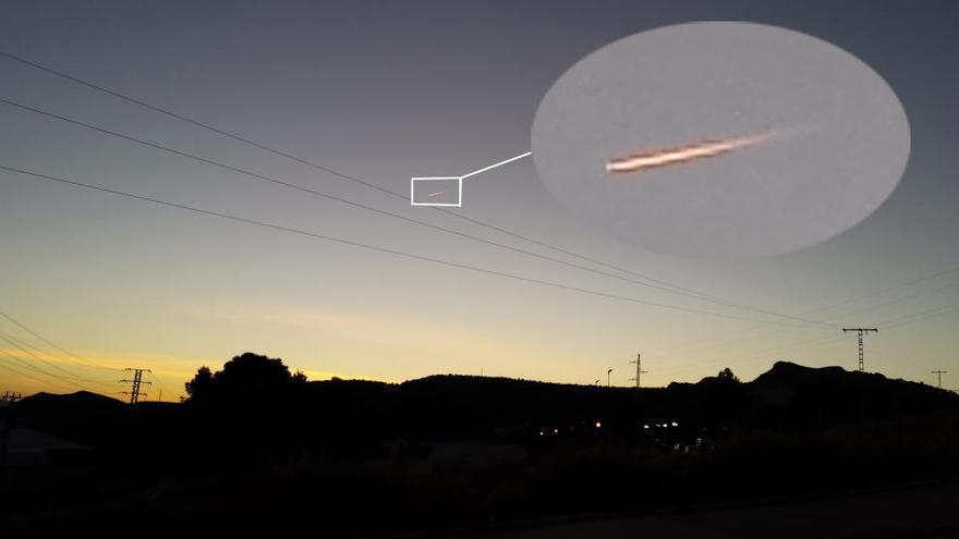 Un meteorito proveniente del cometa Halley surca el cielo de Elda