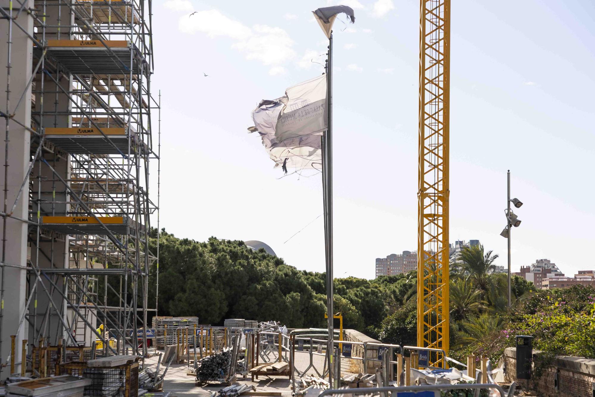 Obras de rehabilitación del Palau de la Música