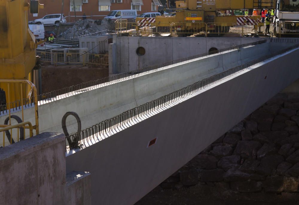 Vigas para el puente del Río Seco