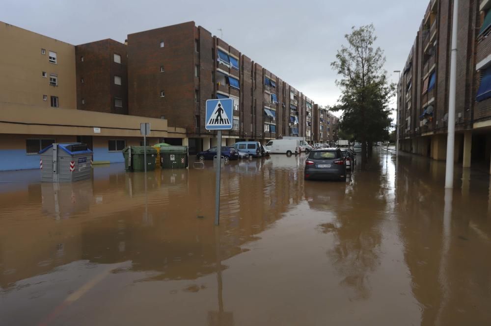 Lluvias torrenciales en Sagunt