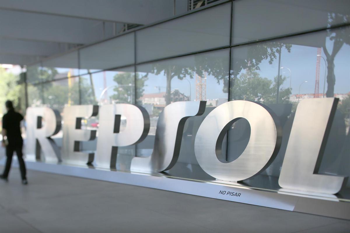 La sede nacional de Repsol, a 8 de julio de 2021, en Madrid (España).