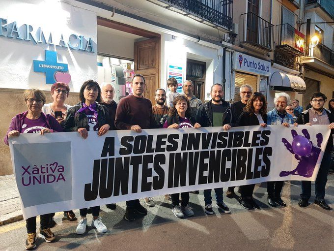 Manifestaciones y actos por el 8M en Ontinyent y Xàtiva