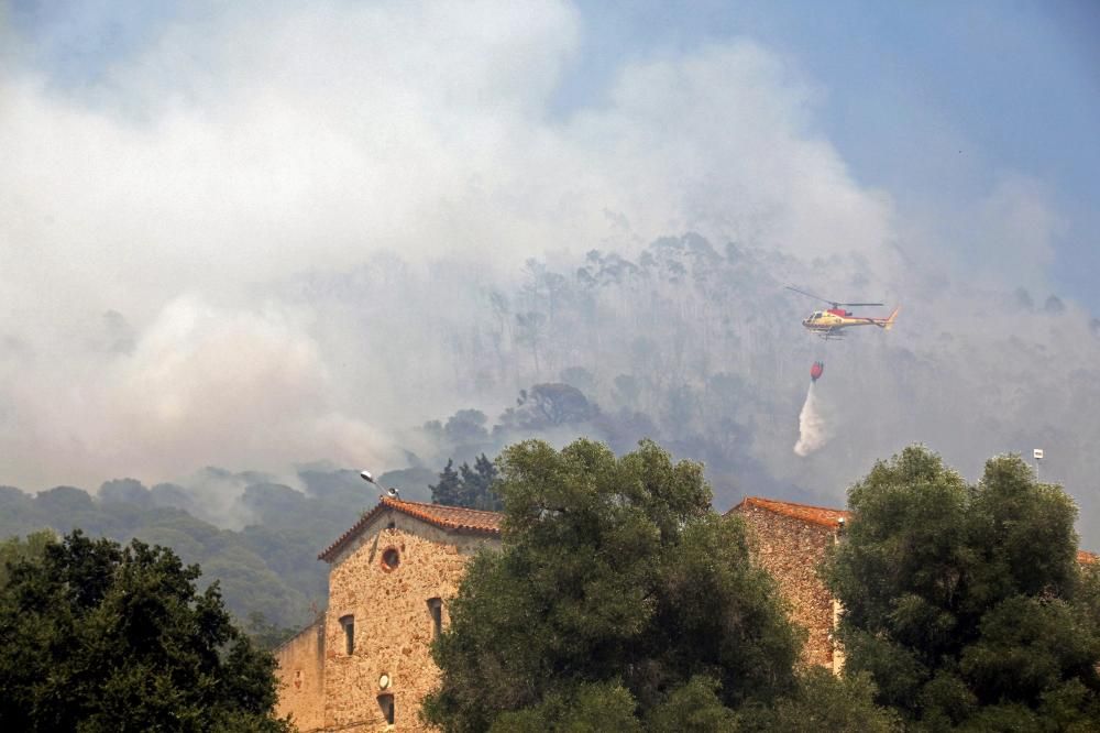 Incendi forestal a Blanes