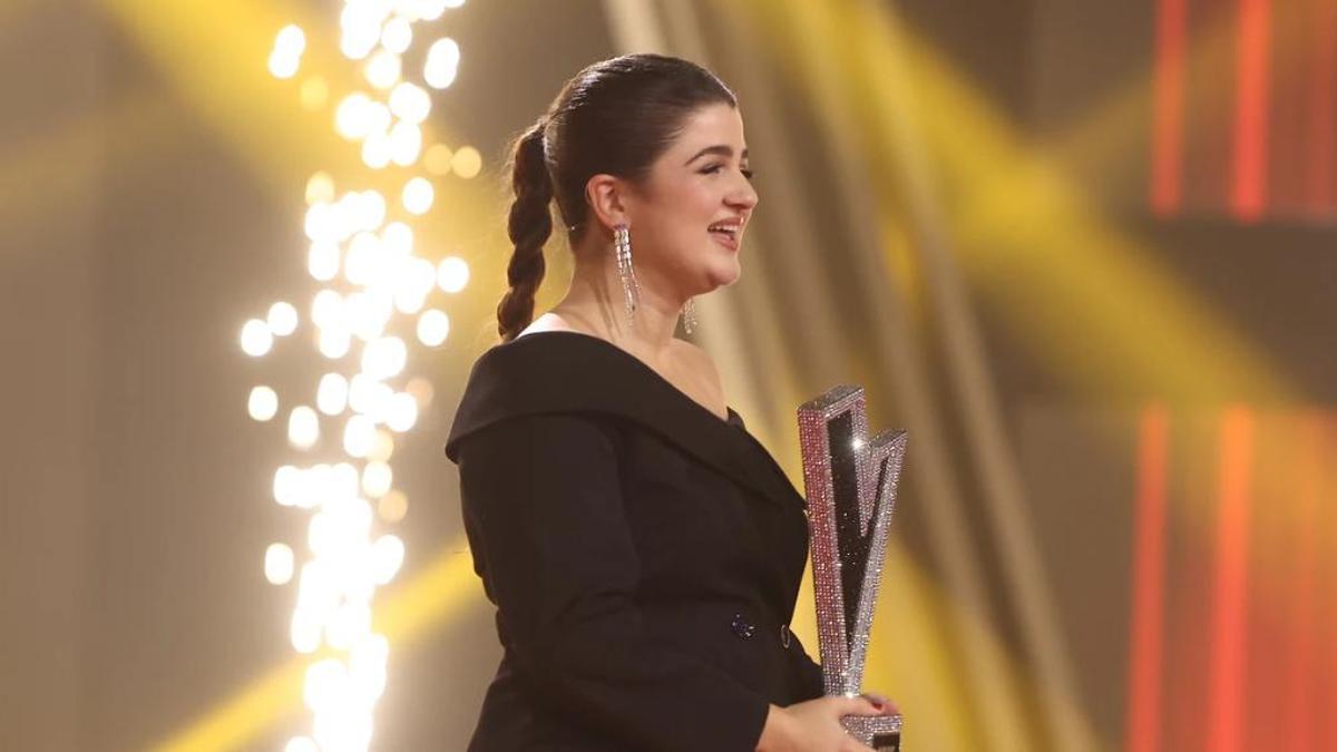 Antía Pinal, en la final de 'La Voz 2025'