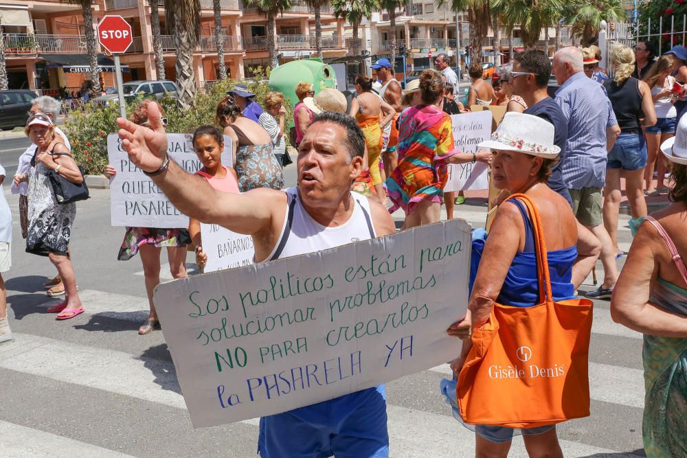 Protestas de los vecinos de San Roque
