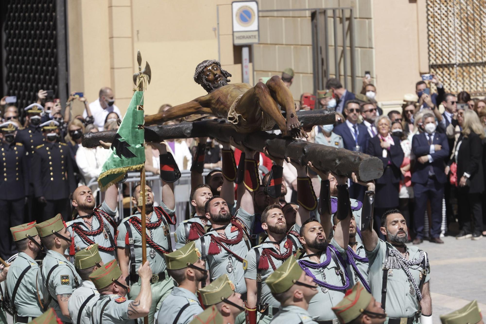 Las imágenes del traslado de la Legión del Cristo de la Buena Muerte de Mena