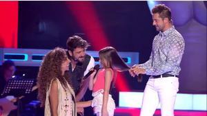 Vídeo de presentació d’una de les concursants del programa de Tele 5 ’La voz kids’. 