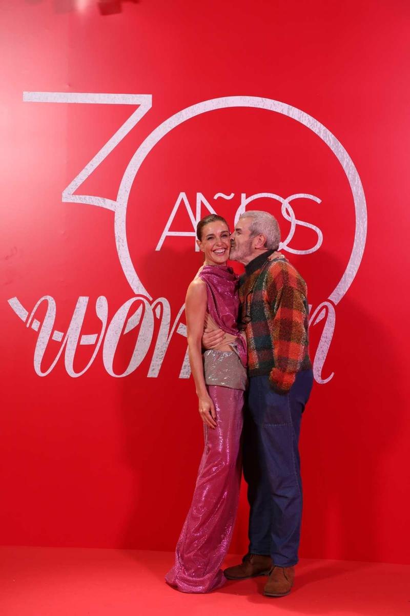 Raquel Sánchez Silva y Lorenzo Caprile en los Premios Woman 2022