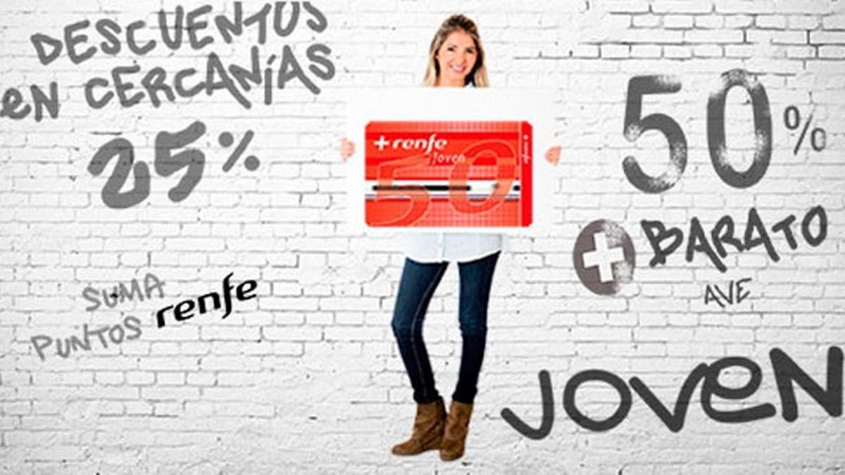 Nueva tarjeta para jóvenes de Renfe