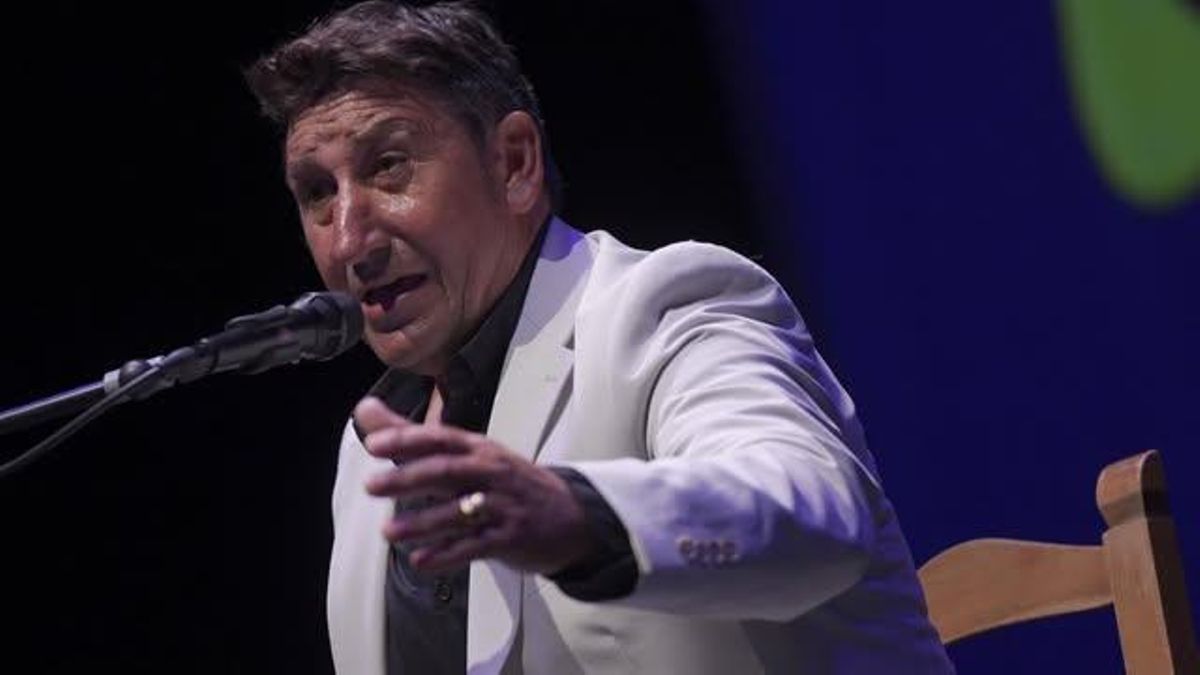 El cantaor Emilio Chaparro.