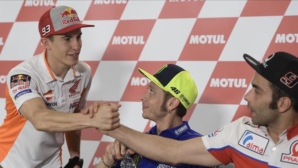 Las sonrisas entre Márquez y Rossi previo a Argentina, han dejado rencllas en Texas