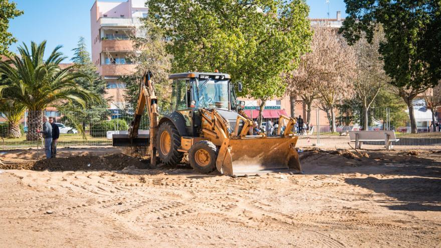 Arrancan las obras de mejora en los parques infantiles de San Andrés y Diocles