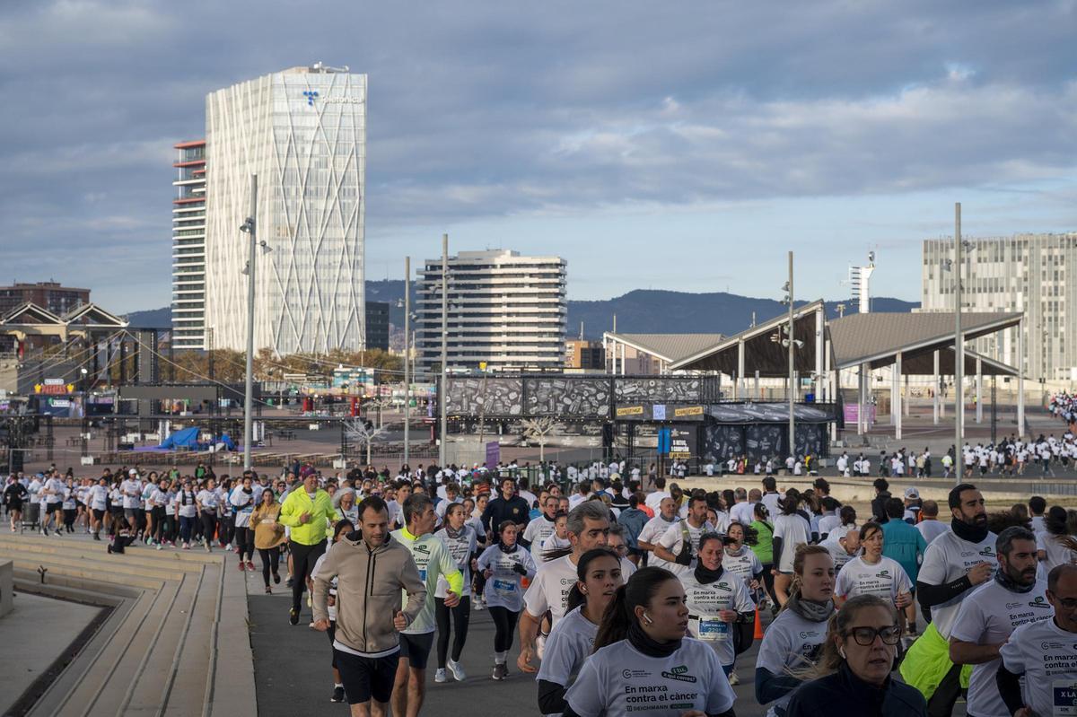 Barcelona corre contra el cáncer en el Fòrum