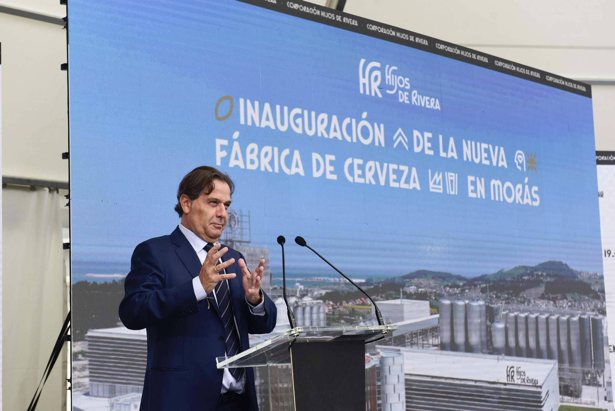 Estrella Galicia inaugura su nueva planta de producción en el polígono de Morás