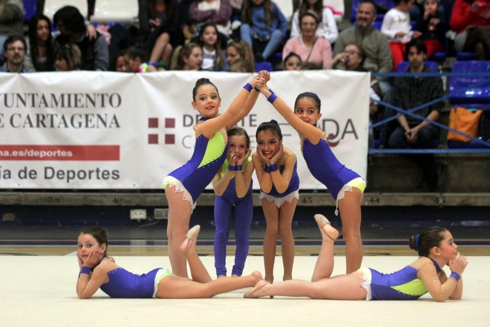 Cartagena celebra la primera jornada de la competición escolar de gimnasia rítmica con más de 1.000 participantes