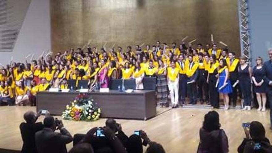 El acto de graduación de Medicina.