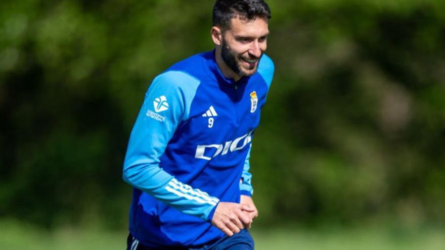 Borja Bastón, ayer en El Requexón. | Real Oviedo