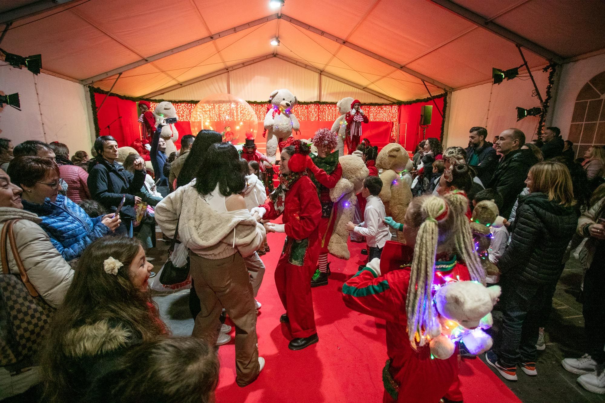 Encendido del alumbrado navideño en Ibiza.