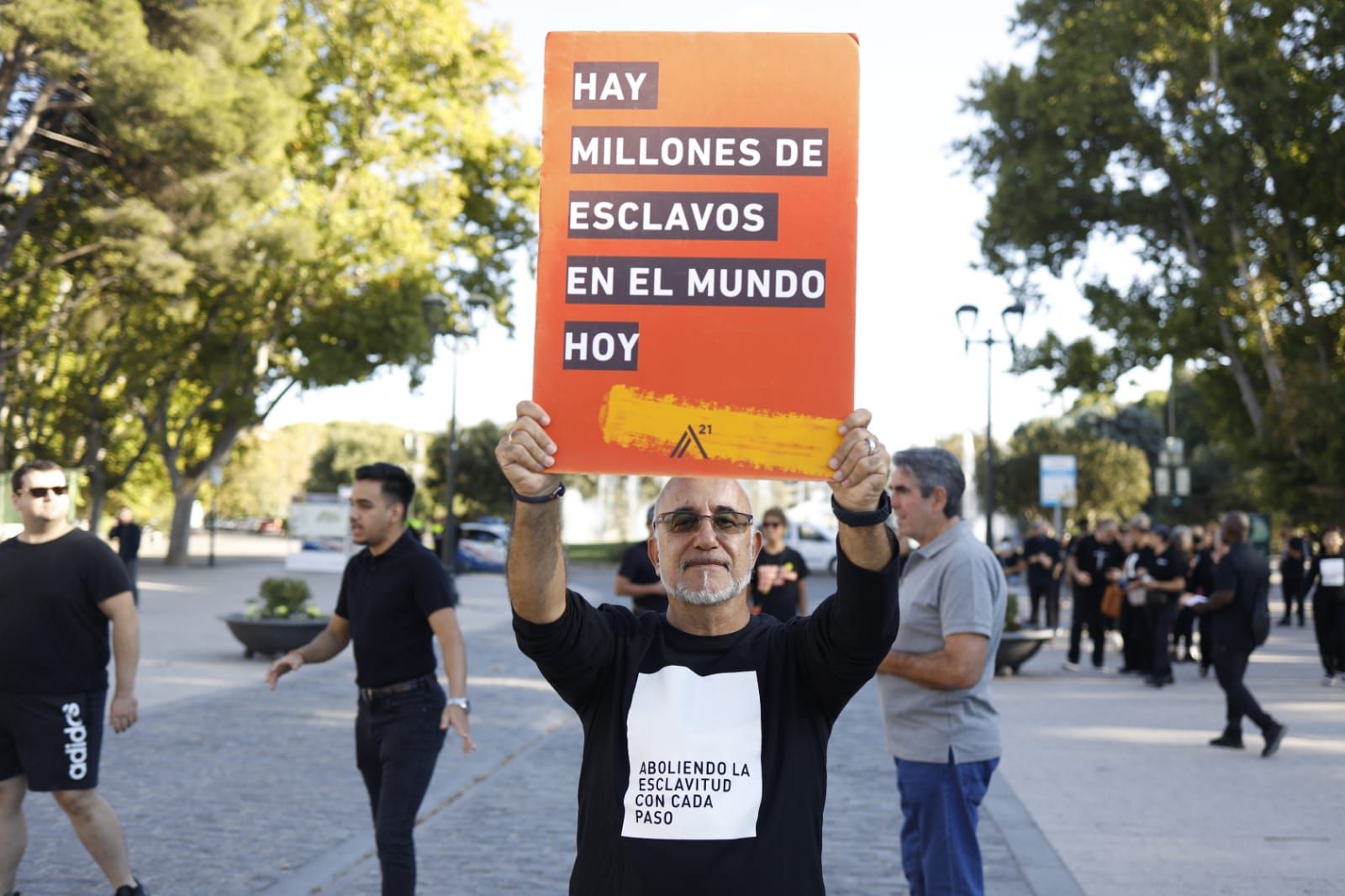 Marcha contra la trata de personas en Zaragoza