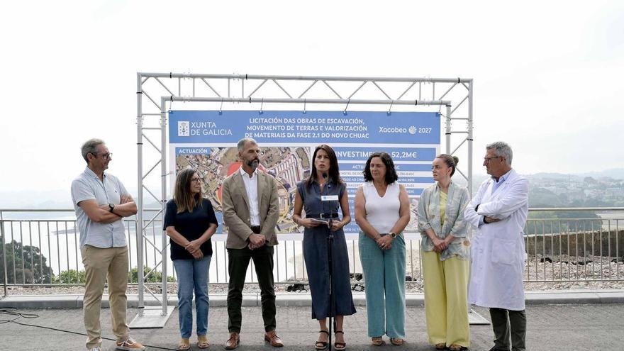 La Torre Polivalente del Hospital de A Coruña comenzará a estructurarse "con toda seguridad" en septiembre, dos años más tarde de lo previsto