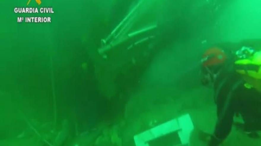 Imágenes submarinas de la búsqueda en el pesquero Santa Ana