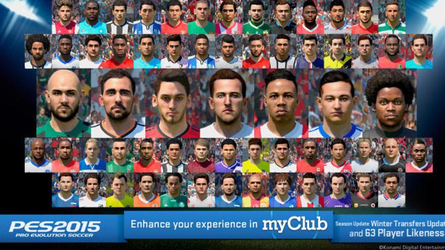 Nuevas actualizaciones de &#039;PES 2015&#039;.