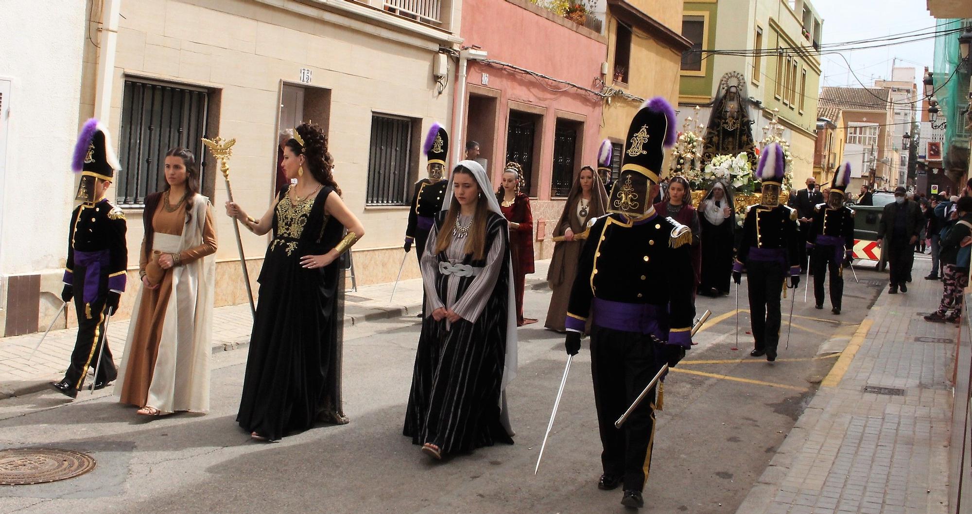 Las imágenes del Viernes Santo en la Semana Santa Marinera