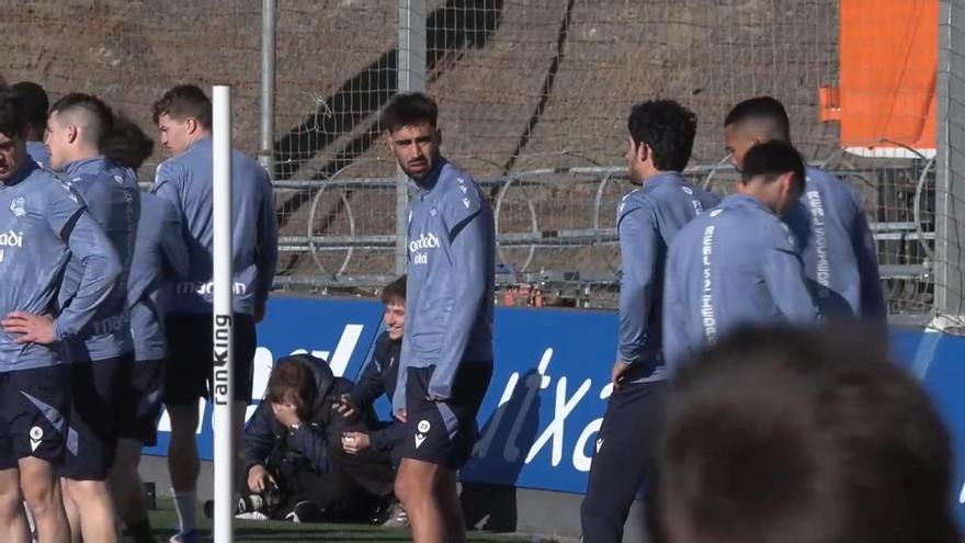La Real Sociedad prepara el encuentro frente al Alavés