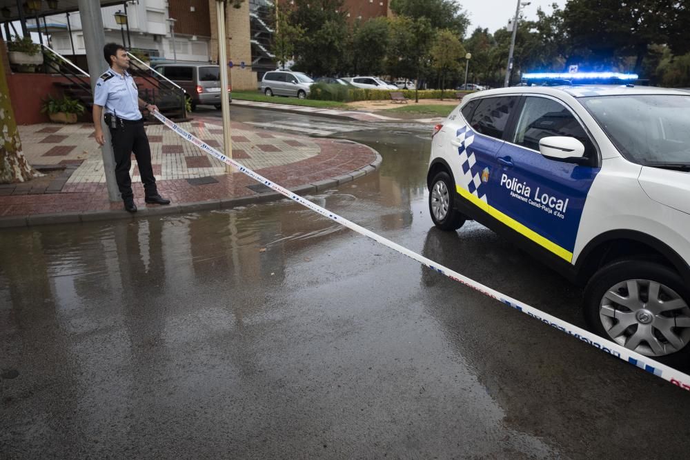 Inundacions a Platja d'Aro