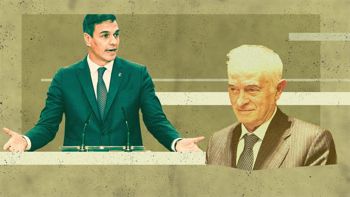 Pedro Sánchez y Juan Carlos Peinado