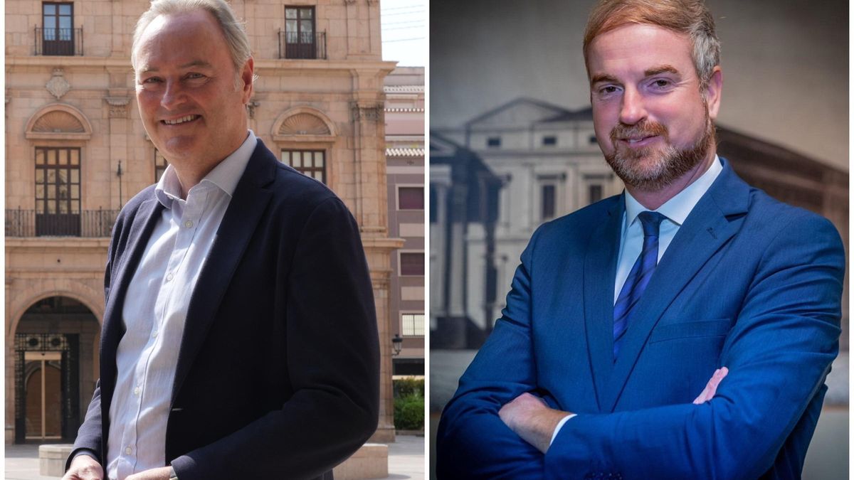 Alberto Fabra y Óscar Clavell.
