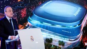florentino presenta la reforma del bernabeu