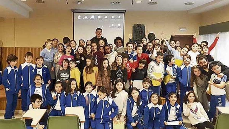 Calveiro cos alumnos do colegio Maristas de Vigo. Isabel Rodríguez
