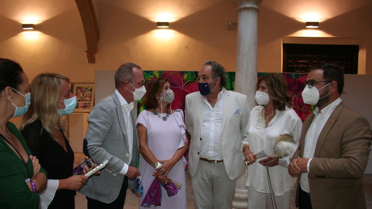 Isabel Casalduero, Nines Mazuecos, Ramón Mateo, Mari Carmen Gallego, Manuel Herrera, Francisca Muñoz y Diego José Mateos.