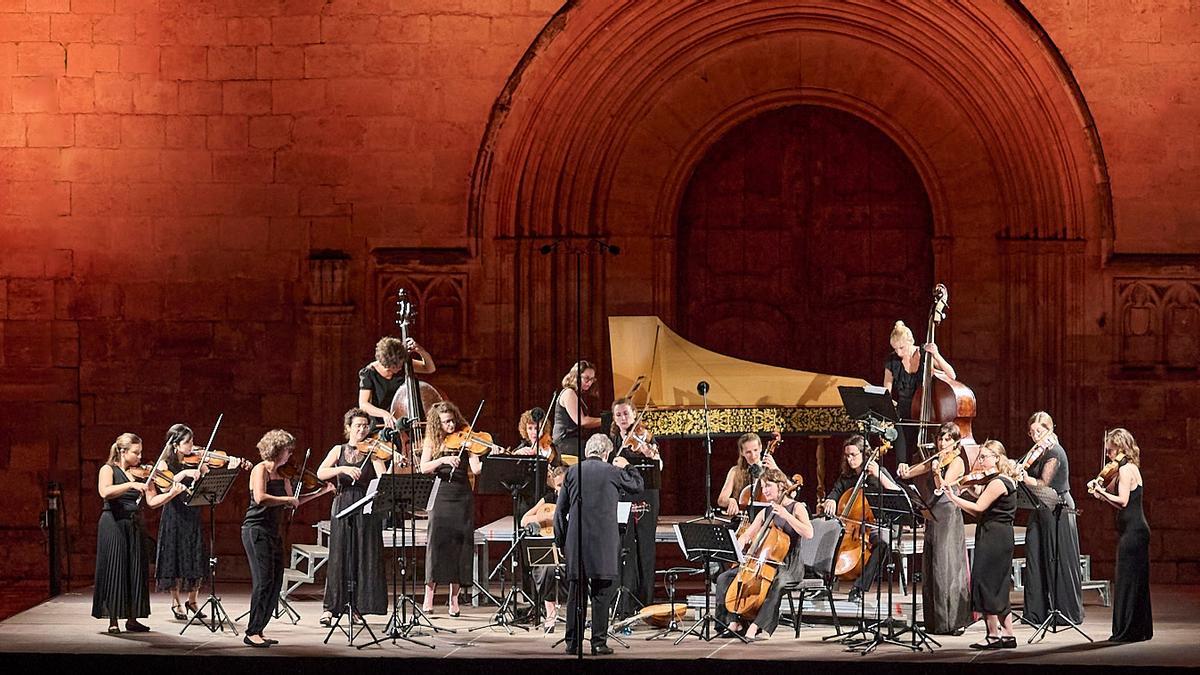 La orquesta Les Musiciennes du Concert des Nations, que volverá a ser dirigida por Savall este jueves.