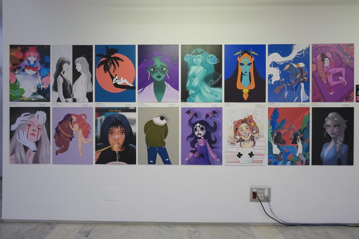 Exposición 'Ilustradoras &amp; Ilustradas 4' en Las Palmas de Gran Canaria.