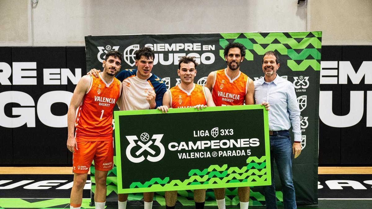 L'Alqueria impulsa a un Valencia Basket 3x3 que firma el oro en casa y acaricia el título.