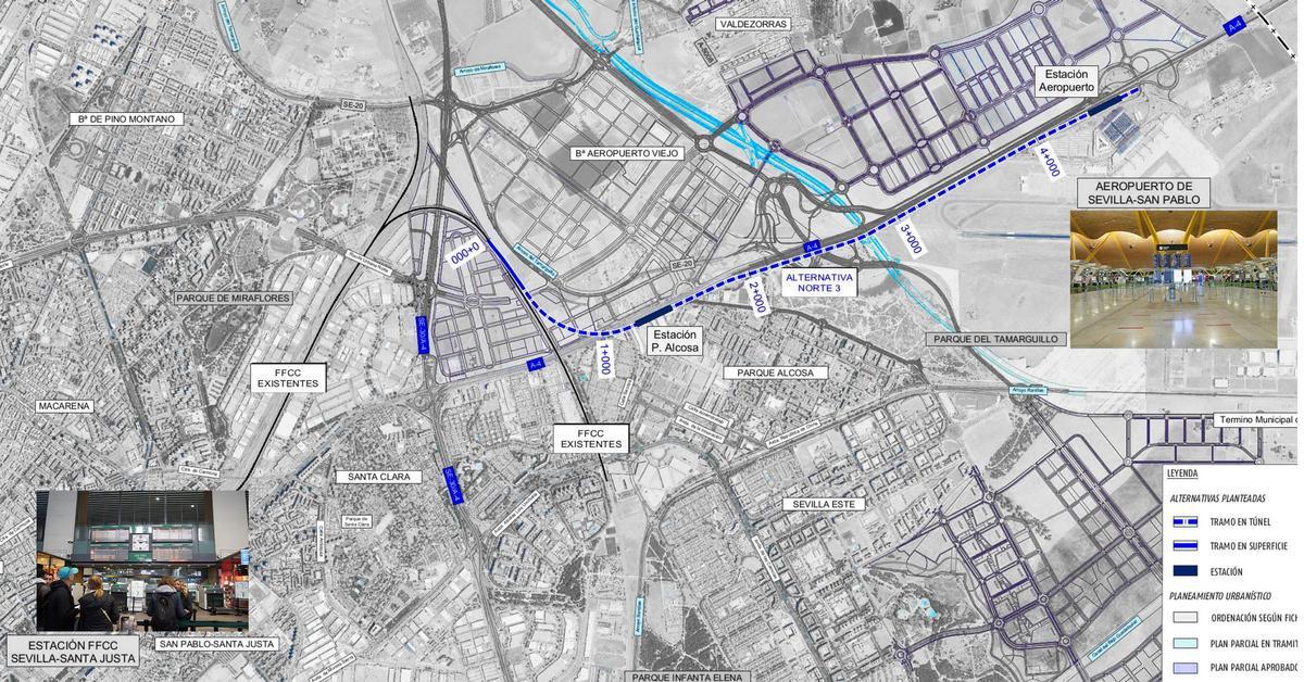 Fase 2, estudio informativo. Alternativa 3