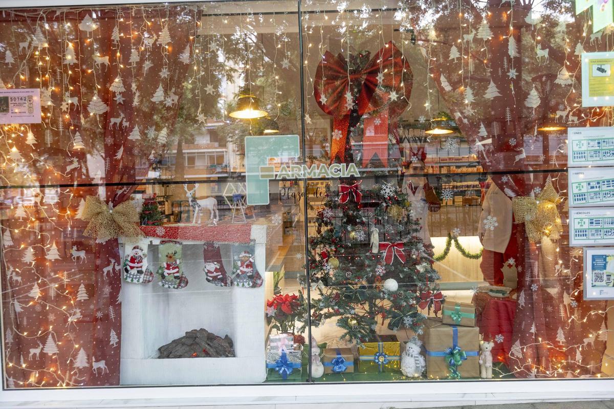 Escaparates navideños en la Zona Norte de Alicante