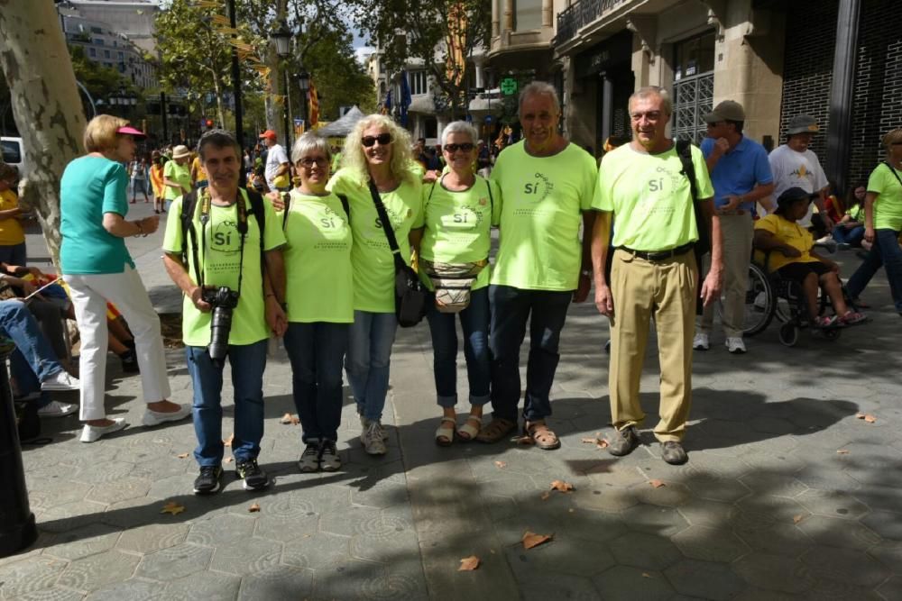 Bagencs a la concentració de Barcelona.