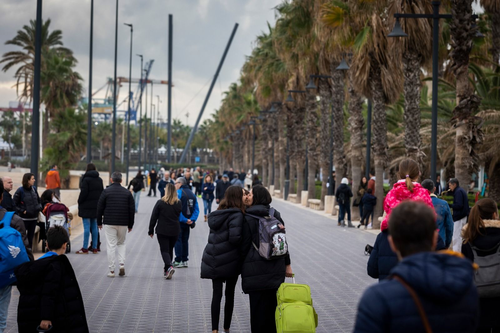 El centro lleno por las compras prenavideñas y el puente de diciembre