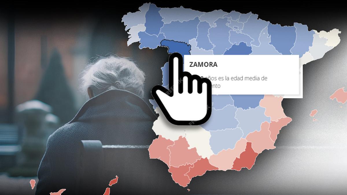 El mapa de la longevidad en España